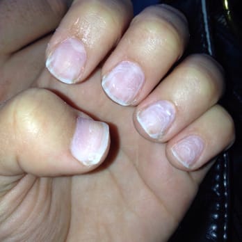 US Nails & Spa - Horrible experience here. I went in to take off my acrylics and left with what you see in the picture. - Nail Salons Near Me - Fairbanks, Alaska