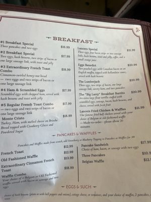 Menu photo 1 Lancers Restaurant Burbank, CA Menu photo 1 Lancers Restaurant Burbank, CA