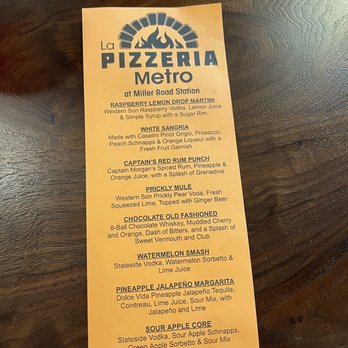 La Pizzeria Metro - Menu - Pizza Near Me - Wilmington, Delaware