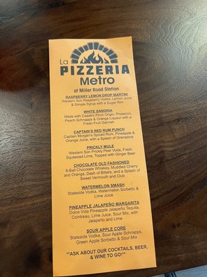 Menu photo 4 La Pizzeria Metro Wilmington, DE