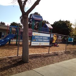 Almond Elementary School - Kinder play area