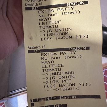 Five Guys - it says Bowl not ball of lettuce sadly - Burgers Near Me - Silverdale, Washington