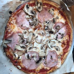 Ham, mushroom, mozzarella
