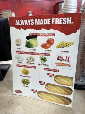 Menu photo 2 Charleys Cheesesteaks Monroe, OH