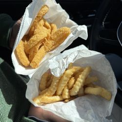 Nite Owl Ice Cream Parlour & Sandwich Shoppe - Onion rings & fries