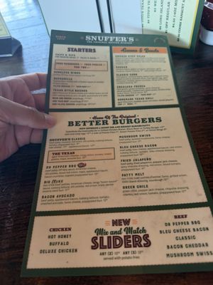 Menu photo 1 Snuffer's Restaurant & Bar Richardson, TX