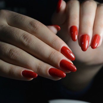 Victoria Art Nail Lab - The bright red with shimmer will create a special mood for holidays! - Nail Technicians Near Me - Chicago, Illinois Victoria Art Nail Lab - The bright red with shimmer will create a special mood for holidays! - Nail Technicians Near Me - Chicago, Illinois
