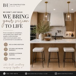 BH Construction Design Build - Ready for your home renovation?