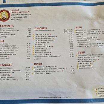Hao Hao Chinese - Chinese Near Me - Scottsdale, Arizona