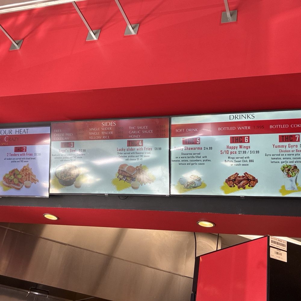 Menu THC1 - 7