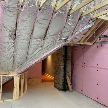 TLC Contracting - After: unfinished attic space with the framing done - General Contractors Near Me