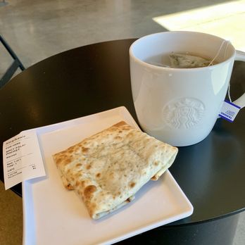 Starbucks - Spicy Falafel Pocket, Tall Emperor's Cloud Green Tea - Coffee & Tea Near Me - Tolleson, Arizona Starbucks - Spicy Falafel Pocket, Tall Emperor's Cloud Green Tea - Coffee & Tea Near Me - Tolleson, Arizona