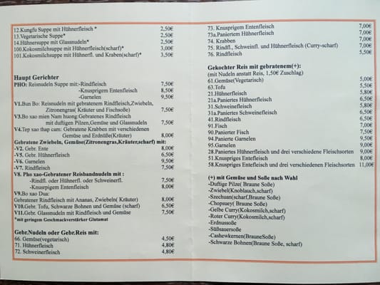 Menu photo 1 Asia Bistro -Vuong Kaiserslautern, RP