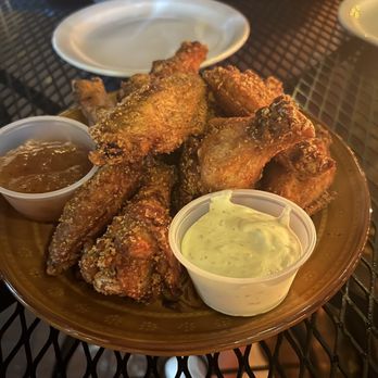 SmokeStacks Cafe - Chef's Rib Rub Signature Wings - Wine Bars Near Me - Raleigh, North Carolina