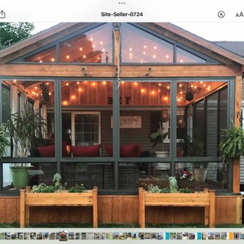 Patio Enclosures - This is what they told me it would look like, except the pitched roof/ceiling. - Windows Installation Near Me - Twinsburg, Ohio Patio Enclosures - This is what they told me it would look like, except the pitched roof/ceiling. - Windows Installation Near Me - Twinsburg, Ohio