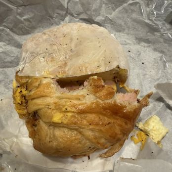 Main Street Bagels - Croissant with ham, egg and cheese - Sandwiches Near Me - Santa Clara, California