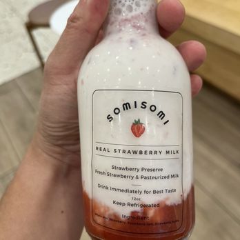 Somisomi - Strawberry milk - Desserts Near Me - Shenandoah, Texas