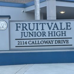 Fruitvale Junior High School - Sign