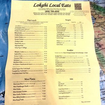 Lokahi Local Eats - Menu - Sushi Bars Near Me - Hilo, Hawaii Lokahi Local Eats - Menu - Sushi Bars Near Me - Hilo, Hawaii
