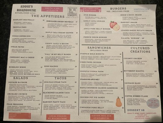 Menu photo 2 Eddie's Roadhouse Warwick, NY Menu photo 2 Eddie's Roadhouse Warwick, NY