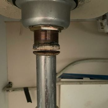 Virtues Plumbing - This is our kitchen sink old piping that rusted off and separated. - Plumbing Near Me - Mountain View , Hawaii