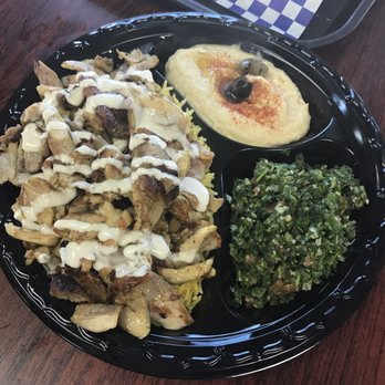 Fatima's Grill - The chicken plate was delicious - Mediterranean Near Me - Downey, California