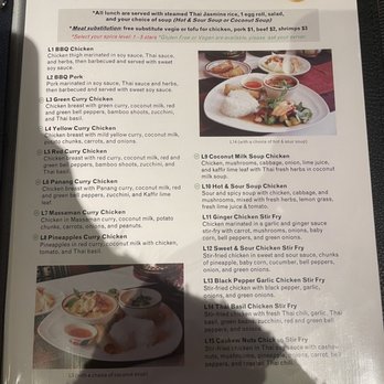 No. 1 Thai Fusion - Menu (lunch combo) - Thai Near Me - Bountiful, Utah No. 1 Thai Fusion - Menu (lunch combo) - Thai Near Me - Bountiful, Utah