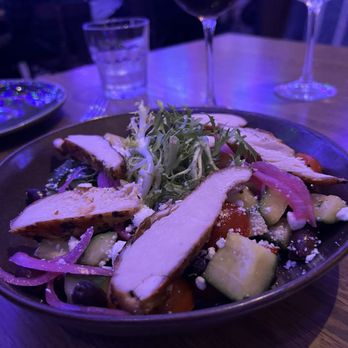 John Martin's - Greek chicken salad- good but needed more feta and dressing (asked for that). - Irish Near Me - Miami, Florida
