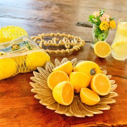 Patagonia Orchards - Lemons-the color of sunshine! #OrganicLemons #PatagoniaOrchards #EasyPeezyLemonSqueezy #HuggedByTheSun #KissedByTheSea #OrganicCitrus
