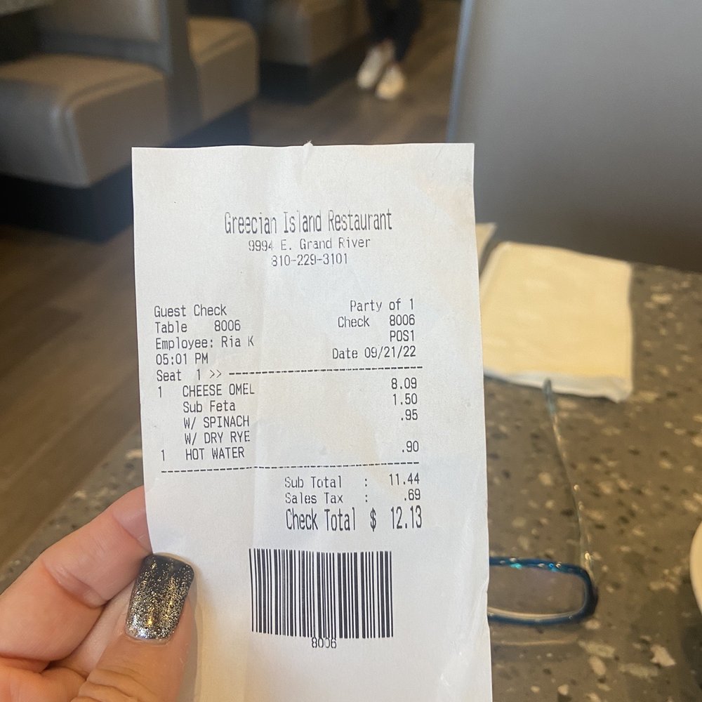 a person holding a receipt