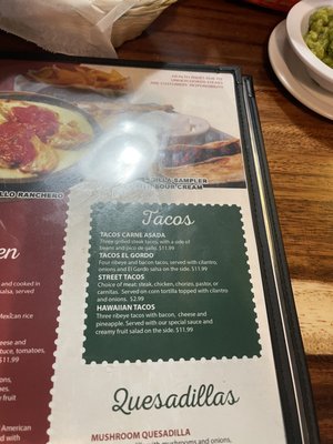 Menu photo 1 Los Mariachis Mexican Restaurant Bowling Green, KY