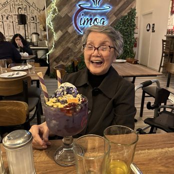 Timog - Lola eating halo halo - Bars Near Me - Newark, California