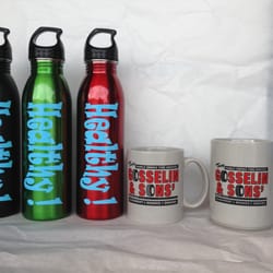 Eureka Shirt Circuit - Customized Water Bottles and Coffee Mugs.