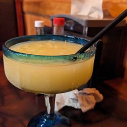 Los Potros Mexican Restaurant - Smaller margarita - beautiful glass