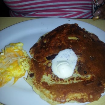 First Watch - Bacon cheese Pancakes - American Near Me - Jacksonville, Florida First Watch - Bacon cheese Pancakes - American Near Me - Jacksonville, Florida