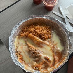 La Quesadilla Mexican Grill - Cheese Enchilada, Tamale