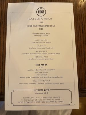 Menu photo 1 Edge Brasserie Miami, FL Menu photo 1 Edge Brasserie Miami, FL