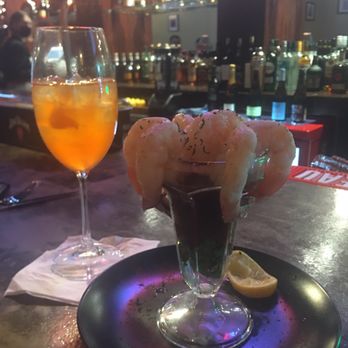 Prime Grill 1302 - Warm shrimp cocktail with a bbq sauce dipping - Steakhouses Near Me - San Juan, Puerto Rico