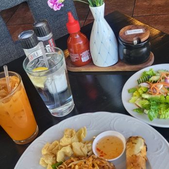 The Lakes Cafe - Lunch Special: Thai Tea, Salad, and Pad Thai combo - Thai Near Me - Las Vegas, Nevada The Lakes Cafe - Lunch Special: Thai Tea, Salad, and Pad Thai combo - Thai Near Me - Las Vegas, Nevada