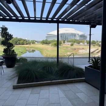 Live By Loews- Arlington - View of the AT&T Stadium outside on the patio - Hotels Near Me - Arlington, Texas Live By Loews- Arlington - View of the AT&T Stadium outside on the patio - Hotels Near Me - Arlington, Texas