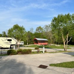 Cove Creek RV Resort - Covered bridge
