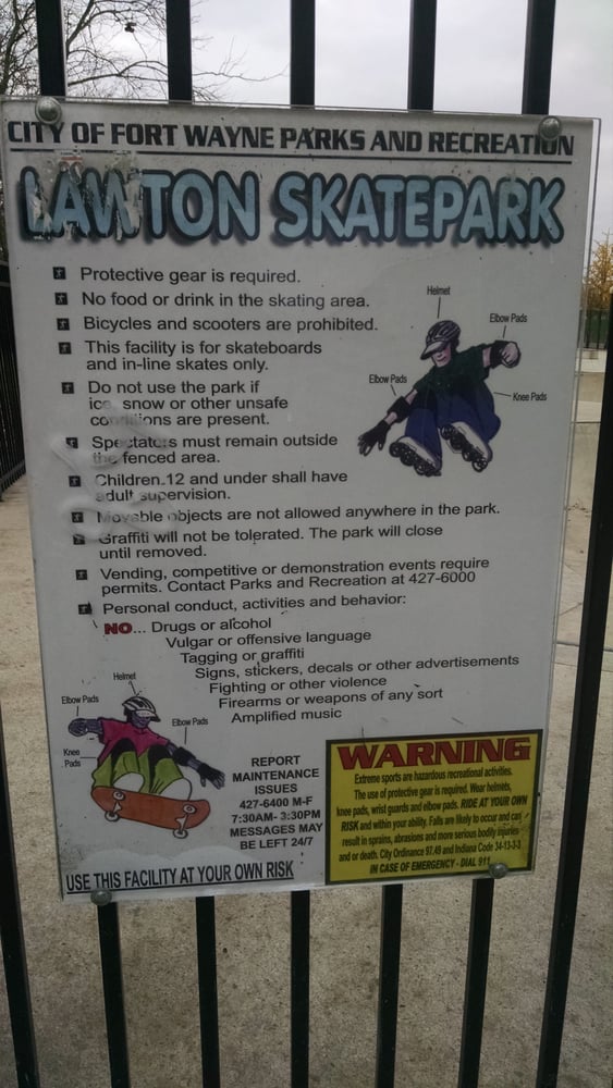 LAWTON SKATEPARK Updated September 2024 Clinton And 4th St, Fort Wayne, Indiana Skate