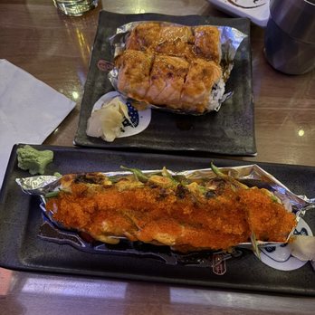 Izakaya Mai - Lion King Roll & spicy baked roll very good! - Sushi Bars Near Me - San Mateo, California