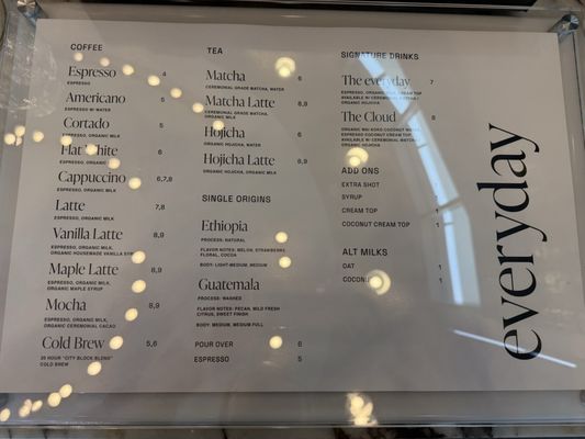 Menu photo 6 Everyday Honolulu, HI