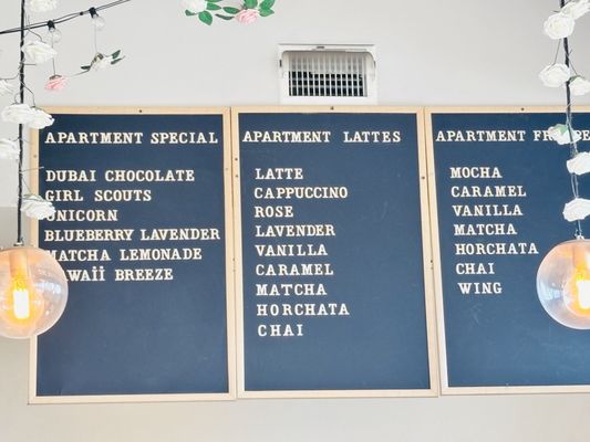 Menu photo 1 Apartment Cafe Rancho Cucamonga, CA