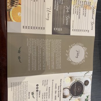Blume Nails Spa - Brochure interior - Nail Salons Near Me - Solon, Ohio