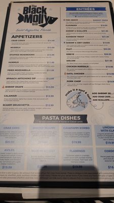 Menu photo 4 The Black Molly Grill St. Augustine, FL Menu photo 4 The Black Molly Grill St. Augustine, FL