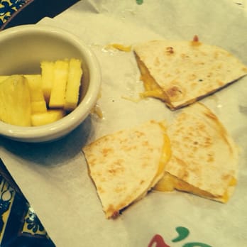 Chili's - Children's menu: Pineapple and cheese quesadilla for $4.99 - Bars Near Me - Traverse City, Michigan Chili's - Children's menu: Pineapple and cheese quesadilla for $4.99 - Bars Near Me - Traverse City, Michigan