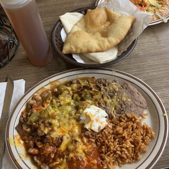 Jerry's Cafe - Carnitas with red and green sauce - New Mexican Cuisine Near Me - Gallup, New Mexico