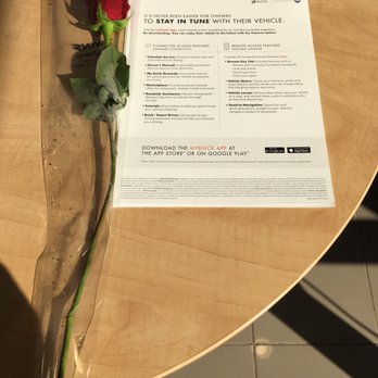 Twins Buick GMC - Next to my rose is an educational flyer, 'TO STAY IN TUNE WITH THEIR VEHICLE.' How cool is that!? This is why I trust Twins Buick. - Car Dealers Near Me - Columbus, Ohio Twins Buick GMC - Next to my rose is an educational flyer, 'TO STAY IN TUNE WITH THEIR VEHICLE.' How cool is that!? This is why I trust Twins Buick. - Car Dealers Near Me - Columbus, Ohio